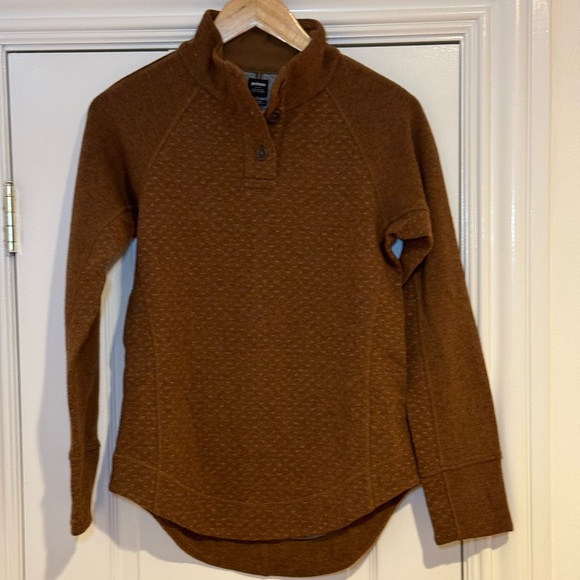 NWT Prana Frozen Falls Turtleneck Sweater in Sepia Size XS - Picture 7 of 7